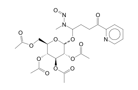 (1-Methylbutyl-N-nitroso-amino-4-oxo-4-pyridin-2yl)-butyl-2,3,4,6-tetra-O-acetyl-b-d-glucopyranoside