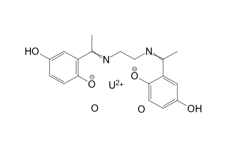 2,2'-(1,2-Ethanediylbisnitriloethylidine)-bis-(4-hydroxyphenolato)uranyl(II)