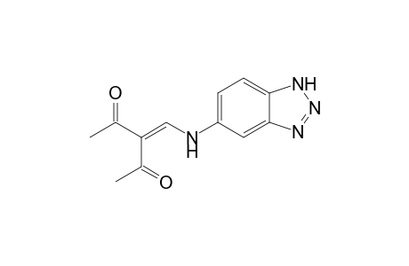 5-[(3'-Oxo-2'-acetylbut-1'-enyl)amino]-1H-(1,2,3)-benzotriazole