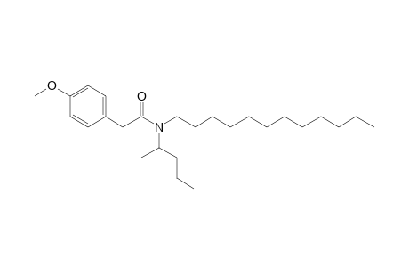 Acetamide, 2-(4-methoxyphenyl)-N-(2-pentyl)-N-dodecyl-