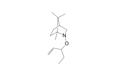 1,7,7-Trimethyl-2-[(1'-ethyl-2'-propenyl)oxy]-2-azabicyclo[2.2.1(1,4)]heptane