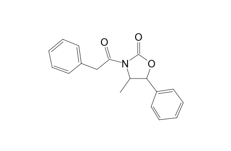 Oxazolid-2-one, 4-methyl-3-acetyl-.alpha.,5-diphenyl-