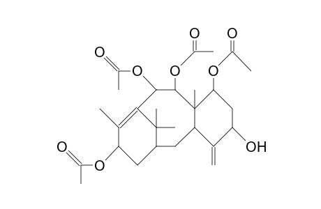 7b,9a,10b,13a-Tetraacetoxy-4(20),11-taxadien-5a-ol