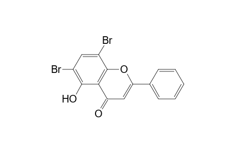 6,8-DIBROMO-5-HYDROXY-2-PHENYLCHROMONE