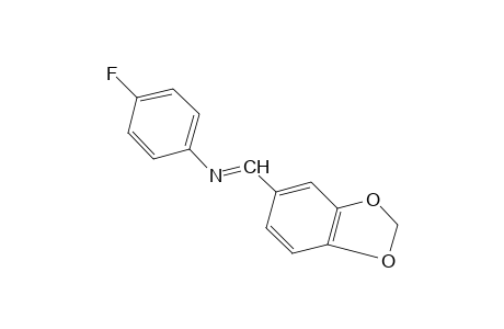 p-fluoro-N-piperonylideneaniline