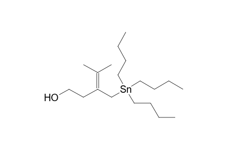 4-Methyl-3-(tributylstannylmethyl)pent-3-en-1-ol