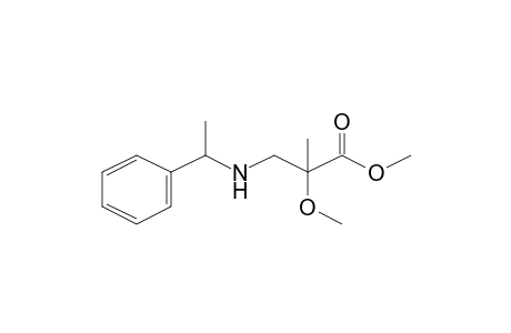 2-Methoxy-2-methyl-3-(1-phenyl-ethylamino)-propionic acid, methyl ester