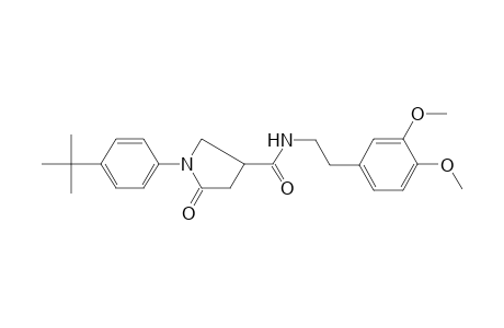 1-(4-tert-butylphenyl)-N-homoveratryl-5-keto-pyrrolidine-3-carboxamide