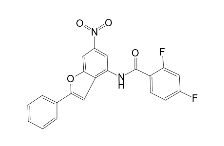 2,4-Difluoro-N-(6-nitro-2-phenyl-benzofuran-4-yl)-benzamide