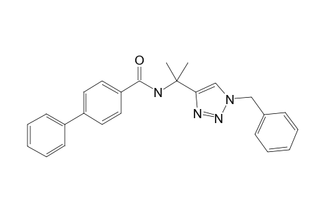 N-{2-(1-Benzyl-1H-1,2,3-triazol-4-yl)propan-2-yl}-[1,1'-biphenyl]-4-carboxamide