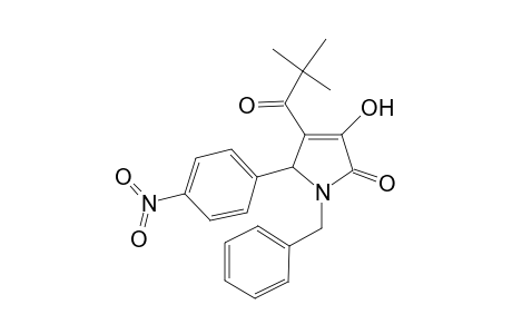 1-Benzyl-3-(2,2-dimethylpropanoyl)-4-hydroxy-2-(4-nitrophenyl)-2H-pyrrol-5-one