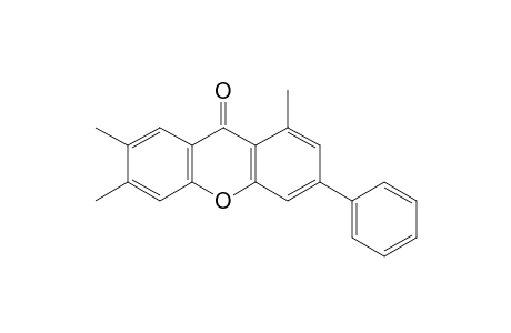 1,6,7-trimethyl-3-phenyl-9-xanthenone