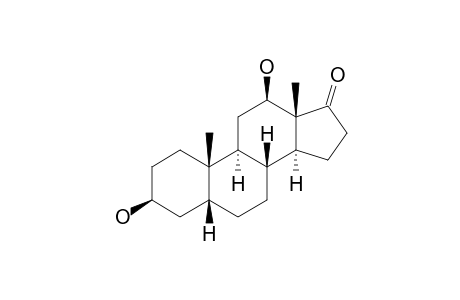 Androstan-17-one, 3,12-dihydroxy-, (3.beta.,5.beta.,12.beta.)-