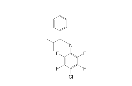 N-[(4-Chlorotetrafluoro)phenyl]-N-[1-(4-methylphenyl)-2-methylpropyl]amine