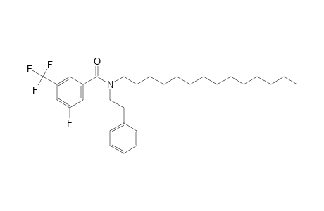 3-Fluoro-5-(trifluoromethyl)benzamide, N-(2-phenylethyl)-N-tetradecyl-