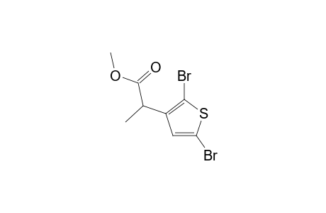 Methyl (2,5-dibromothiophen-3-yl)propionate