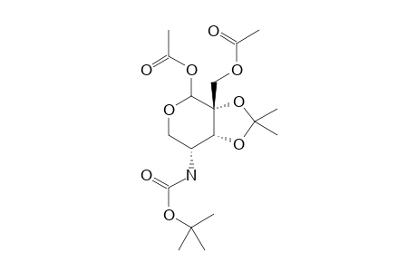 ((3ar,7S,7ar)-4-Acetoxy-7-(tert-butoxycarbonylamino)-2,2-dimethyltetrahydro-3ah-[1,3]dioxolo- [4,5-C]pyran-3A-yl)methyl acetate