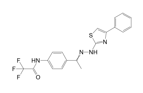 2,2,2-Trifluoro-N-(4-{1-[(4-phenyl-thiazol-2-yl)-hydrazono]-ethyl}-phenyl)-acetamide