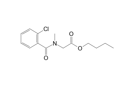 Sarcosine, N-(2-chlorobenzoyl)-, butyl ester