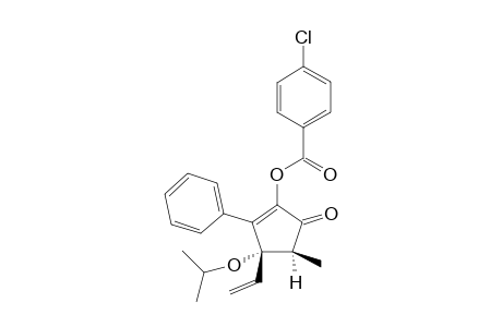 (3S,4S)-3-Isopropoxy-4-methyl-5-oxo-2-phenyl-3-vinylcyclopent-1-enyl 4-chlorobenzoate