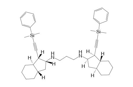N,N'-Bis[1-(2-(dimethylphenylsilyl)ethynyl]indan-2-yl]-1,3-diaminopropane