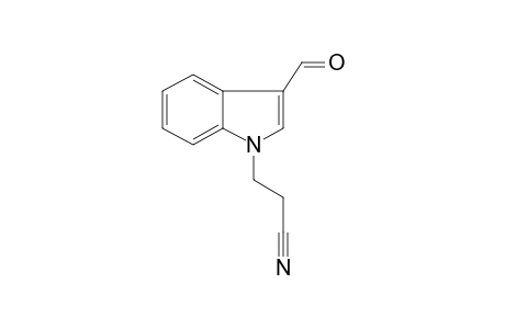 1H-Indole-1-propanenitrile, 3-formyl-