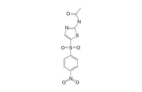 N-{5-[(p-nitrophenyl)sulfonyl]-2-thiazolyl}acetamide