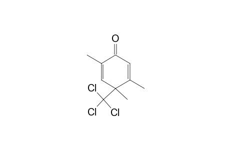 4-(trichloromethyl)-2,4,6-trimethyl-2,5-cyclohexadien-1-one