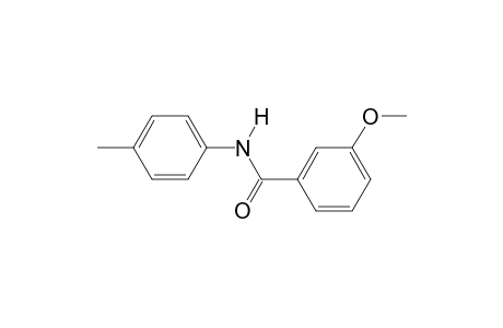 3-Methoxy-N-(4-methylphenyl)benzamide