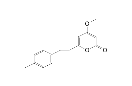 2H-Pyran-2-one, 6-[2-E-(4-tolyl)ethenyl]-4-methoxy-