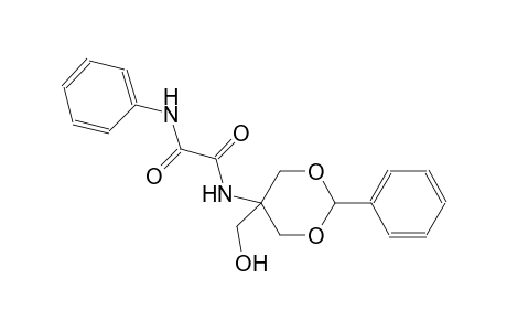 ethanediamide, N~1~-[5-(hydroxymethyl)-2-phenyl-1,3-dioxan-5-yl]-N~2~-phenyl-