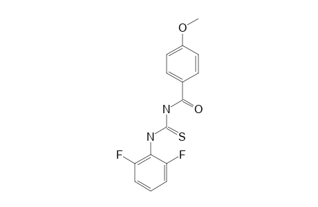 1-(p-anisoyl)-3-(2,6-difluorophenyl)-2-thiourea