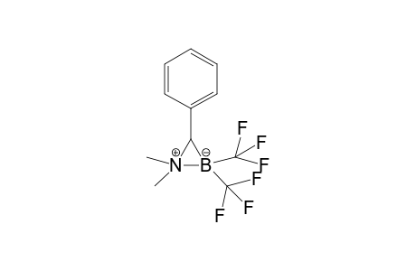 1,1-Dimethyl-3-phenyl-2,2-bis(trifluoromethyl)-1-azonia-2-boratacyclopropane