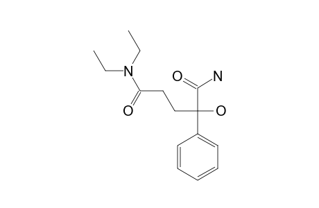 N',N'-diethyl-2-hydroxy-2-phenylglutaramide