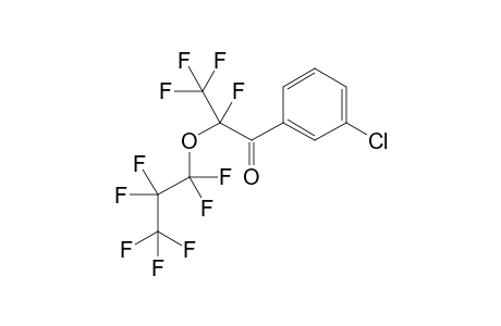 1-(3-Chlorophenyl)-2,3,3,3-tetrafluoro-2-(1,1,2,2,3,3,3-heptafluoropropoxy)propan-1-one