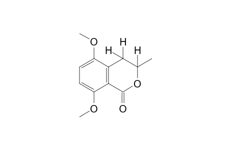 (+/-)-3,4-dihydro-5,8-dimethoxy-3-methylisocoumarin