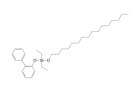 Silane, diethylhexadecyloxy(2-phenylphenoxy)-