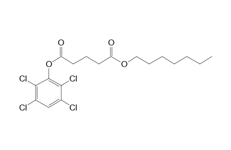 Glutaric acid, heptyl 2,3,5,6-tetrachlorophenyl ester