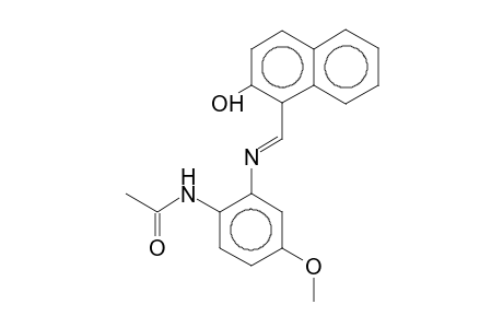 N-[2-(2-Hydroxy-1-naphthylmethyleneamino)-4-methoxyphenyl]acetamide