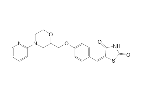 5-[4-[[4-(Pyridin-2-yl)morpholin-2-yl]methoxy]phenylmethylene]thiazolidin-2,4-dione