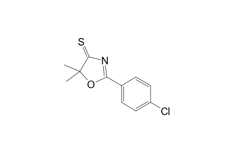 2-(4-Chlorophenyl)-5,5-dimethyl-1,3-oxazole-4-thione
