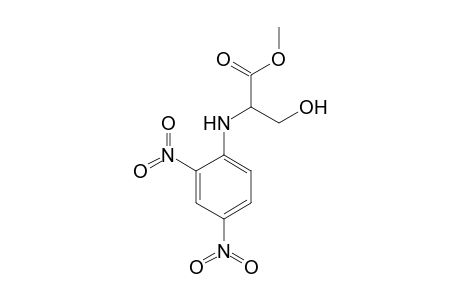 Propanoic acid, 3-hydroxy-2-(2,4-dinitroanilino)-, methyl ester