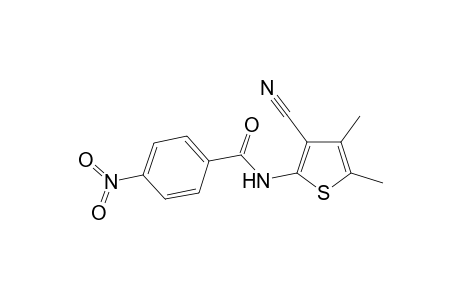 N-(3-Cyano-4,5-dimethyl-2-thienyl)-4-nitrobenzamide