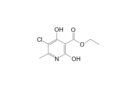 5-Chloro-2,4-dihydroxy-6-methyl-nicotinic acid ethyl ester