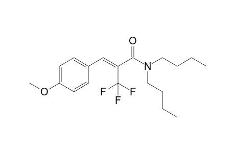 N,N-DIBUTYL-(Z)-3-(4-METHOXYPHENYL)-2-(TRIFLUOROMETHYL)-2-PROPENAMIDE