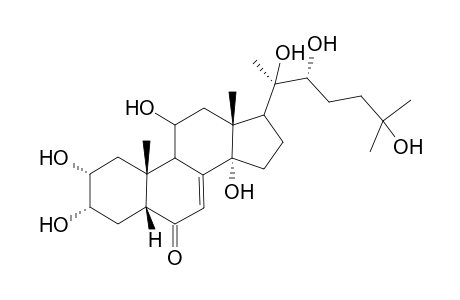 (2R,3S,5R,10R,14R,15S)-2,3,11,14-Tetrahydroxy-10,13-dimethyl-17-((R)-1,2,5-trihydroxy-5-methyl-1-(R)-methyl-hexyl)-1,2,3,4,5,9,10,11,12,13,14,15,16,17-tetradecahydro-cyclopenta[a]phenanthren-6-