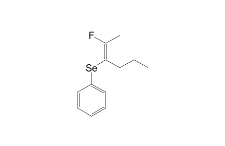 (E)-2-FLUORO-3-(PHENYLSELENO)-HEX-2-ENE