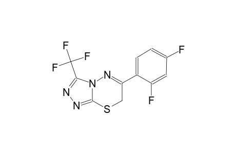 6-(2,4-difluorophenyl)-3-(trifluoromethyl)-7H-[1,2,4]triazolo[3,4-b][1,3,4]thiadiazine