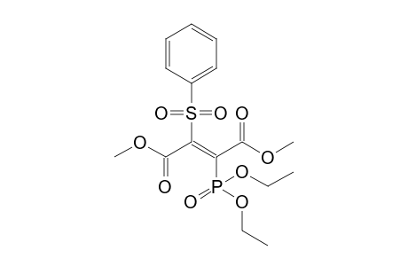 Dimethyl (E)-2-(Diethoxyphosphoryl)-3-[(phenyl)sulfonyl]-2-butenedioate