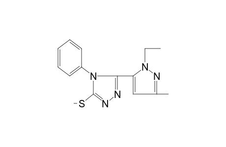 3-(1-ethyl-3-methylpyrazol-5-yl)-5-(methylthio)-4-phenyl-4H-1,2,4-triazole